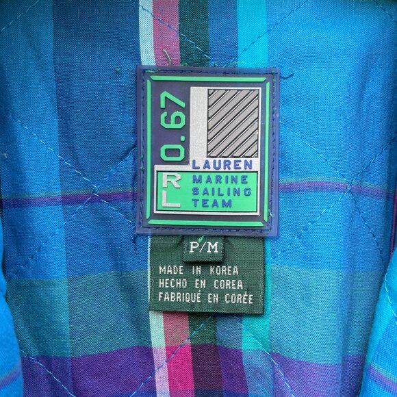 Vintage Ralph Lauren Green Boating Sailing Anorak Vest - Picture 2 of 10